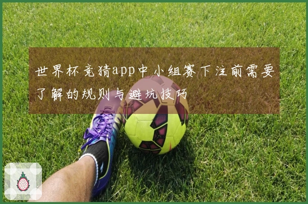 世界杯竞猜app中小组赛下注前需要了解的规则与避坑技巧